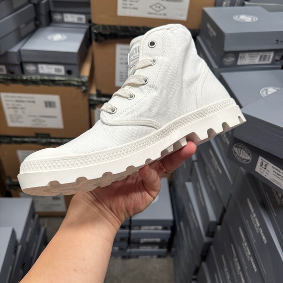 Palladium Pampa Hi White High-Top Sneakers Boots 92352-116 S33 - Picture 6 of 10